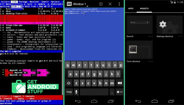 Screenshot of Terminal Emulator for Android