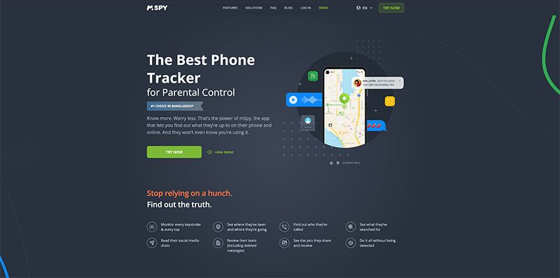 mSpy undetectable spy app for android