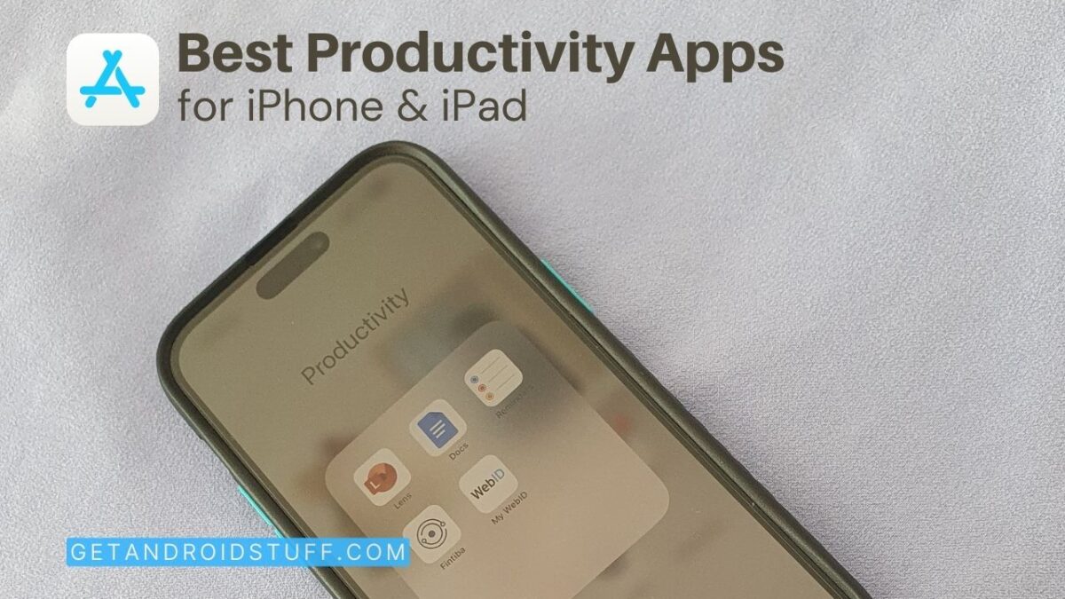 Free Productivity Apps for iPhone and iPad