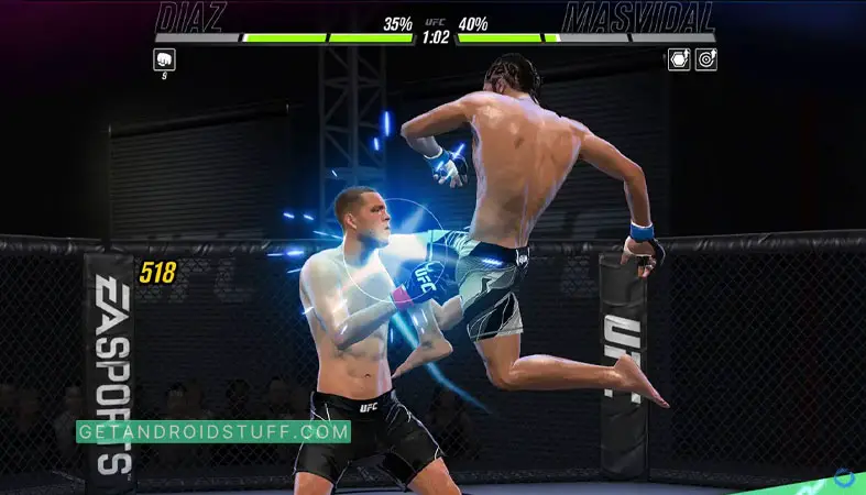 Screenshots of EA Sports Ultimate Fight