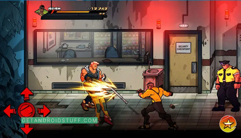 Screenshots of Streets of Rage iOS fighting game