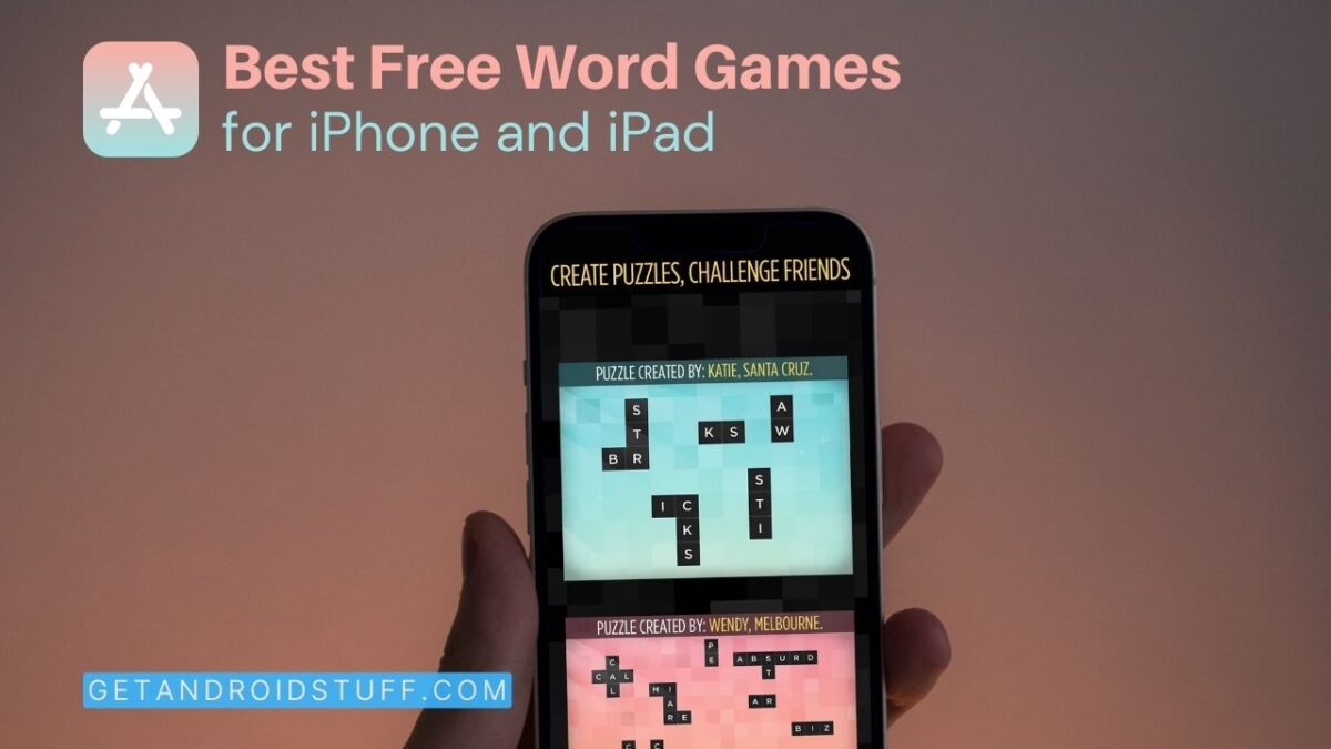 Best Free Word Games For iPhone & iPad