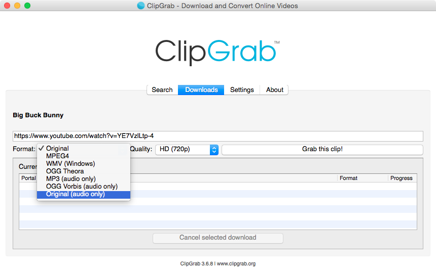 ClipGrab: Best Free Desktop Video Downloader