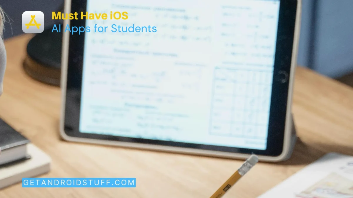 iPhone/ iPad AI Apps for Students