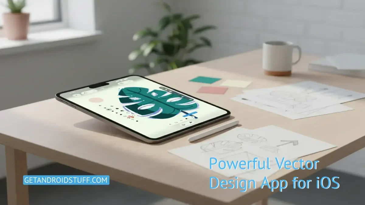 iOS vector design app interface