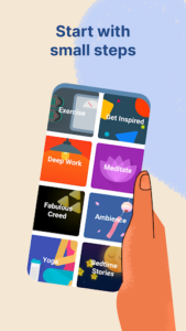 Screenshot of Fabulous Daily Routine Planner