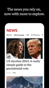 Screenshot of BBC: World News & Stories
