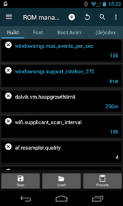 Screenshot of 3C ROM Manager (root)