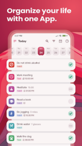 Screenshot of HabitNow Daily Routine Planner