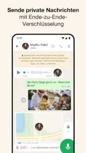 Screenshot of WhatsApp Messenger