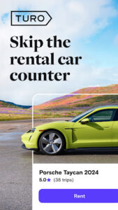 Screenshot of Turo — Car rental marketplace