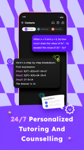 Screenshot of Answer.AI - Your AI tutor