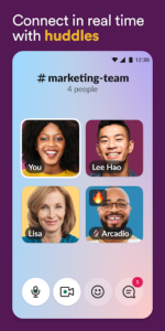 Screenshot of Slack