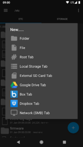 Screenshot of Root Explorer