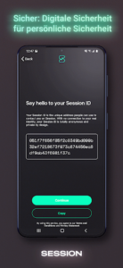 Screenshot of Session — Private Messenger