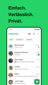 Screenshot of WhatsApp Messenger