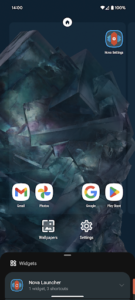 Screenshot of Nova Launcher