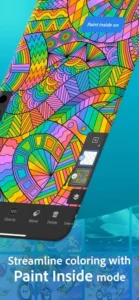 Screenshot of Adobe Fresco: Painting Studio
