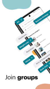 Screenshot of Meetup: Social Events & Groups