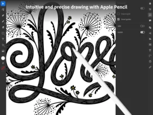 Screenshot of Adobe Illustrator: Graphic Art