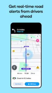 Screenshot of Waze Navigation & Live Traffic