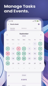 Screenshot of HabitNow Daily Routine Planner
