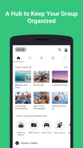 Screenshot of BAND - App for all groups