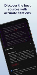 Screenshot of CuriousCats: AI news assistant