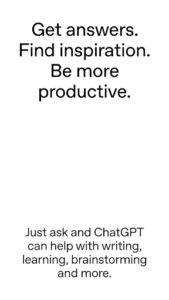 Screenshot of ChatGPT