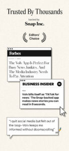 Screenshot of Volv - Curated 9-Second News