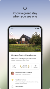 Screenshot of Airbnb