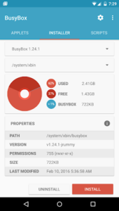 Screenshot of BusyBox for Android