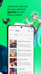 Screenshot of WEBTOON: Manga, Comics, Manhwa