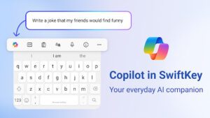 Screenshot of Microsoft SwiftKey AI Keyboard
