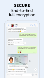 Screenshot of Zangi Private Messenger