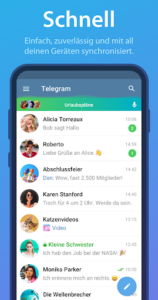 Screenshot of Telegram