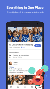 Screenshot of BAND - App for all groups