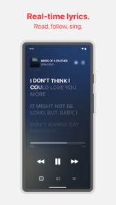 Screenshot of Apple Music