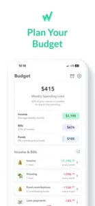 Screenshot of Weekly: Budget Planner App