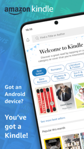 Screenshot of Amazon Kindle