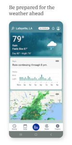 Screenshot of The Weather Channel - Radar