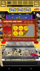 Screenshot of Pish Posh Penny Pusher