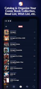 Screenshot of League of Comic Geeks