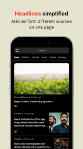 Screenshot of Actum: Quick AI News Summaries