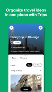 Screenshot of Tripadvisor: Plan & Book Trips