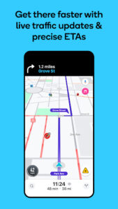 Screenshot of Waze Navigation & Live Traffic