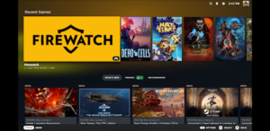 Screenshot of Steam Link