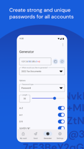 Screenshot of Bitwarden Password Manager
