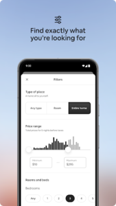 Screenshot of Airbnb
