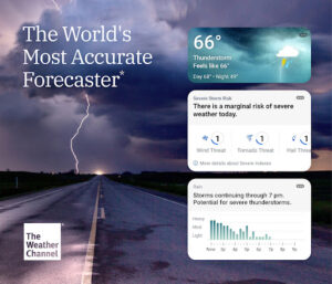 Screenshot of The Weather Channel - Radar
